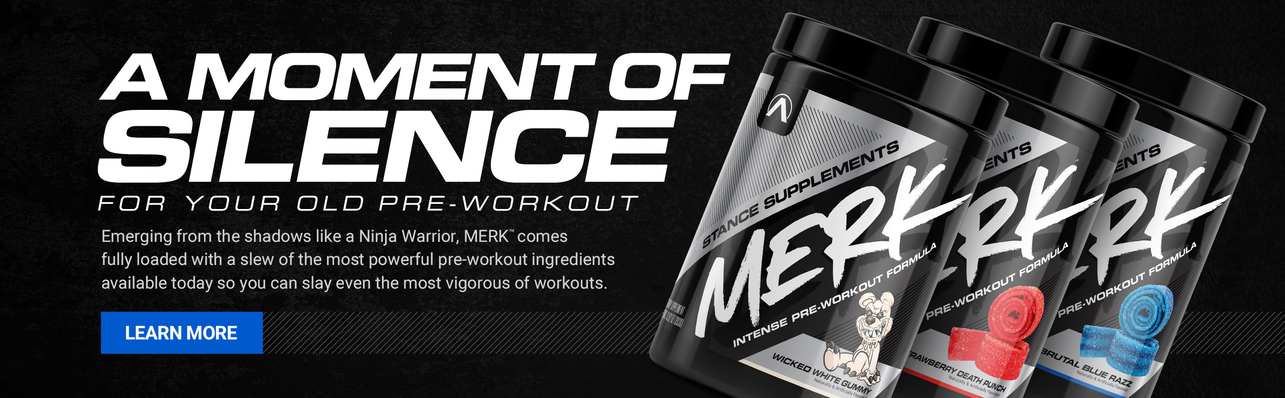 Stance Supplements MERK - A moment of silence for your old pre-workout - Click to learn more