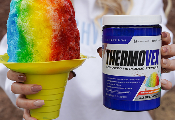 Image of Thermovex and tropical shaved ice dessert